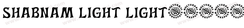 Shabnam Light Light字体转换